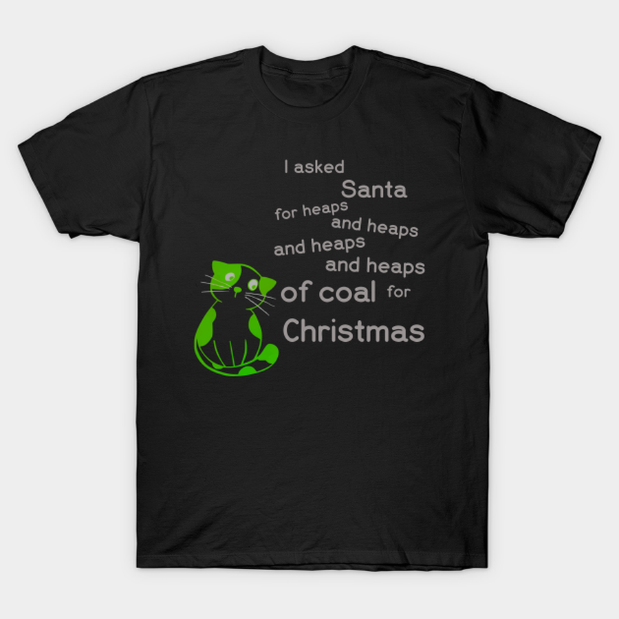 Green Cat's Christmas Letter T-shirt, Hoodie, SweatShirt, Long Sleeve.png
