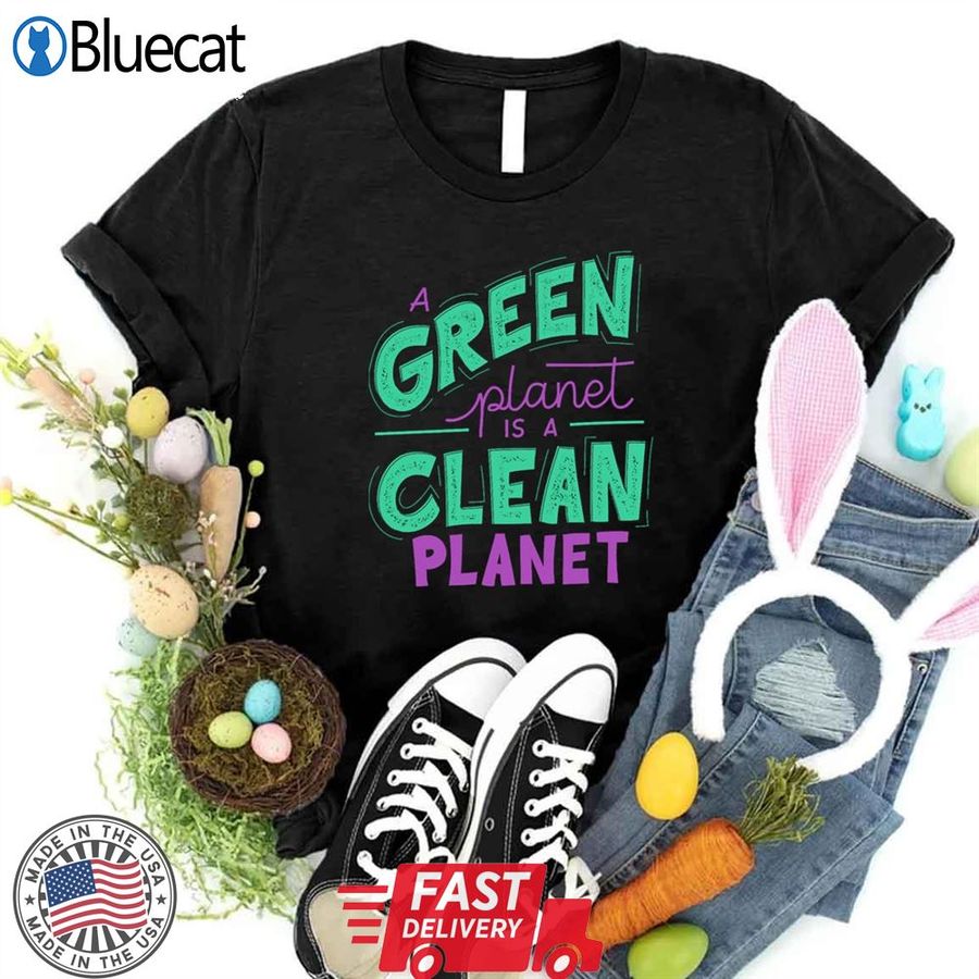 Green Planet Is A Clean Planetgeneration Zero Game Unisex T-shirt