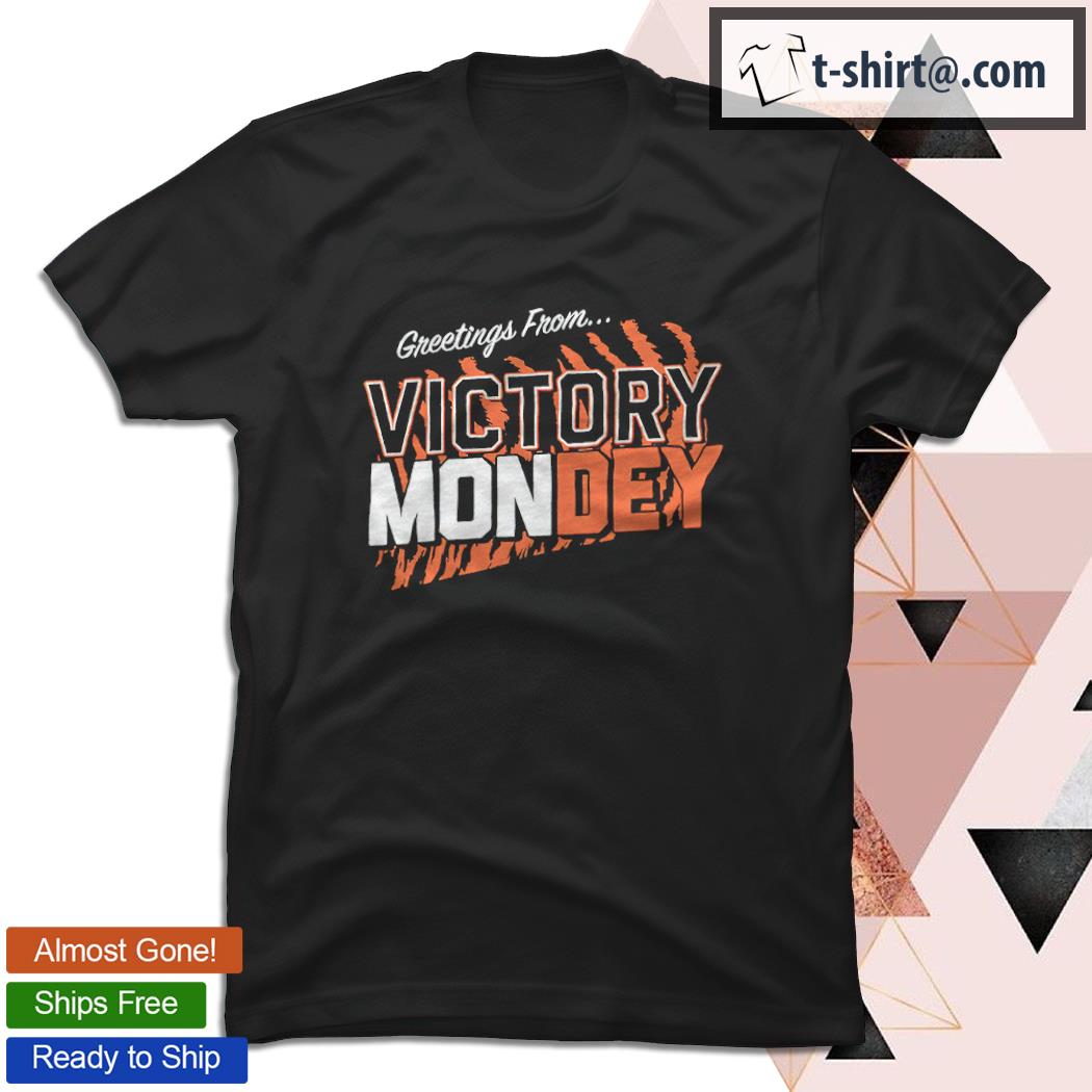 Greeting from victory mondey shirt