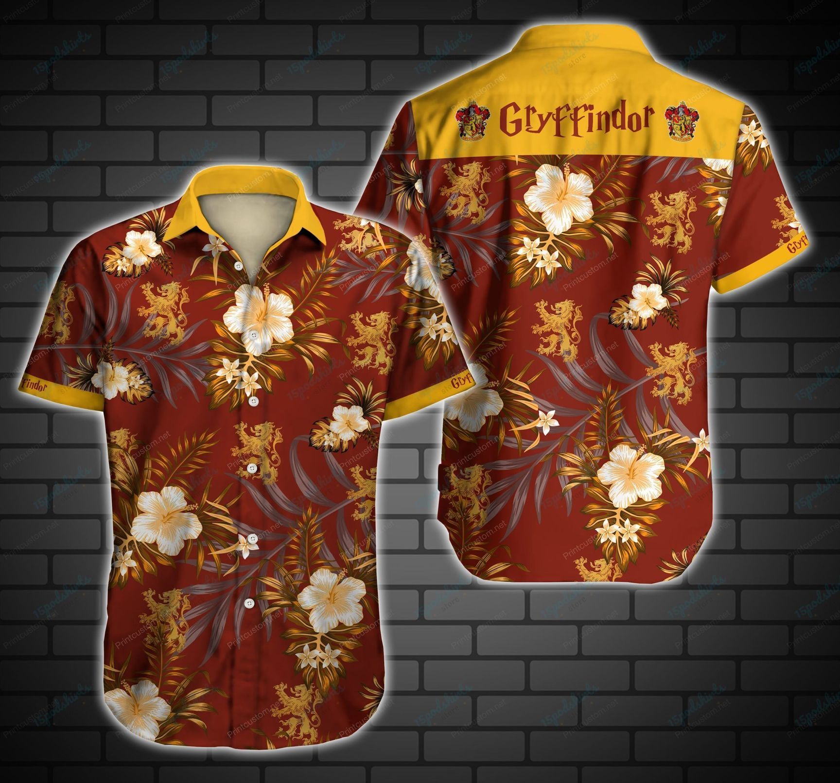 Gryffindor Style 2 Hawaiian Shirt