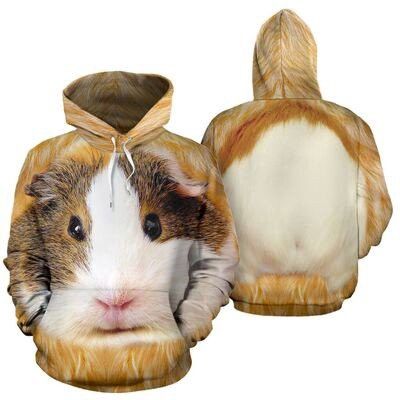 Guinea Pig Body Color Of Object Light Brown Men And Women Hoodie