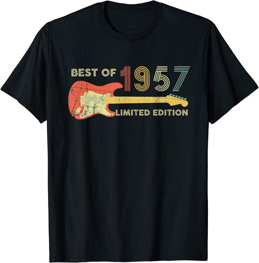 Guitar Father's Day Dad gifts - Best of 1957 65th Birthday