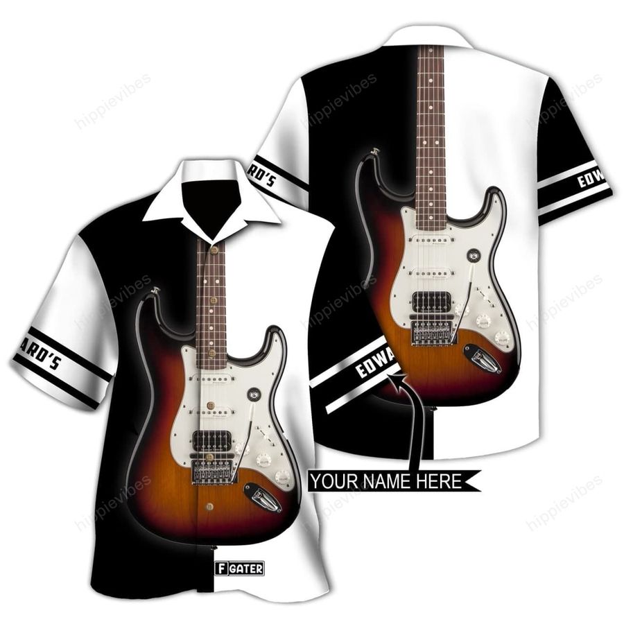 Guitar Shirt - Pick Up Your Electric Guitar If You Have A Bad Day Custom Hawaiian Shirt RE