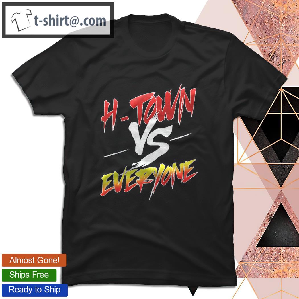 H Town Vs Everyone Trendy Houston Baseball T-shirt