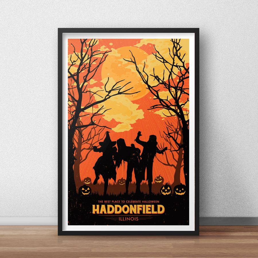 Haddonfield Travel Poster