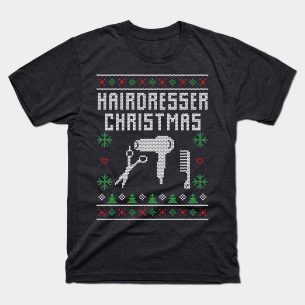 Hairdresser Christmas T-shirt