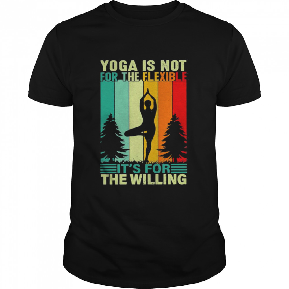 Half Moon Yoga Pose Vintage T-Shirt