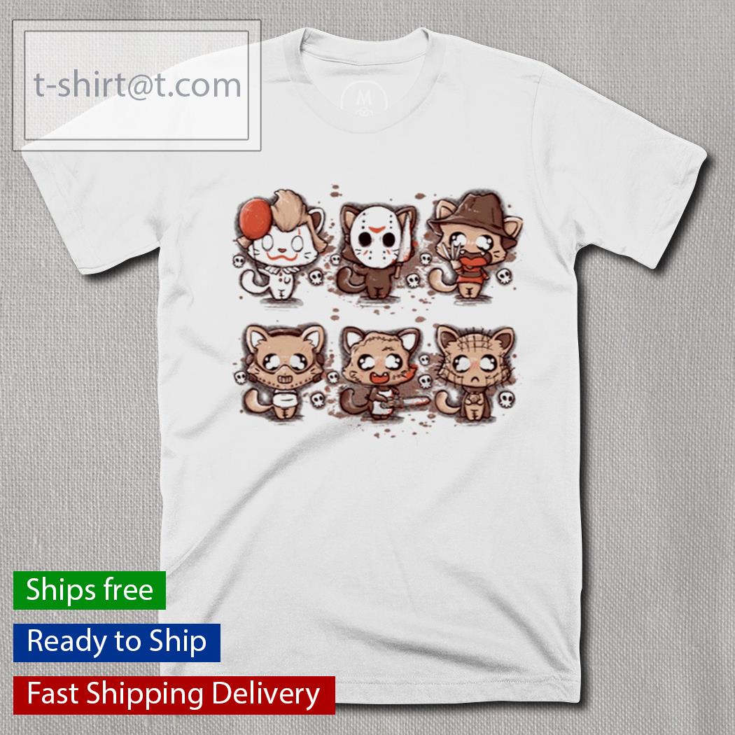 Halloween Cats Horror Kitties Shirt