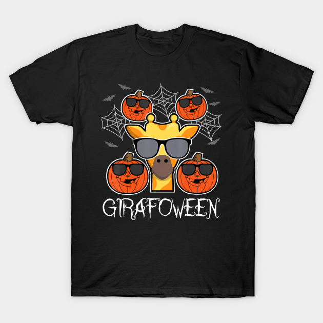Halloween Giraffe with glasses pumkin for Halloween Party T-shirt