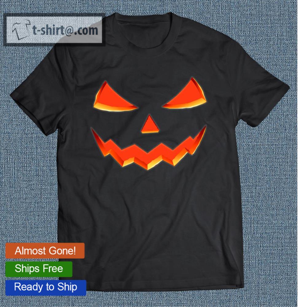 Halloween Jack O’ Lantern Pumpkin Face T-shirt