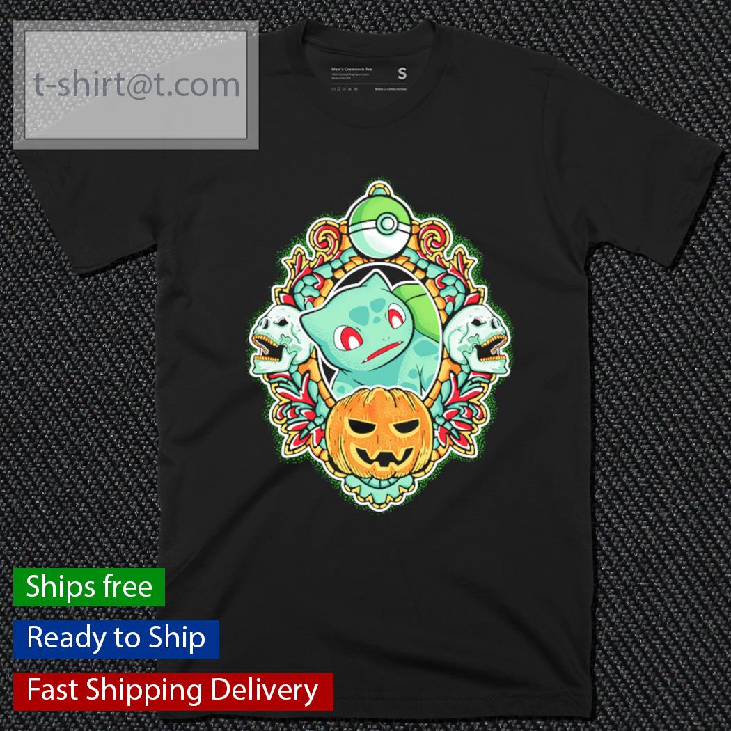 Halloween Pokemon Bulbasaur Pumpkin Ghost Shirt