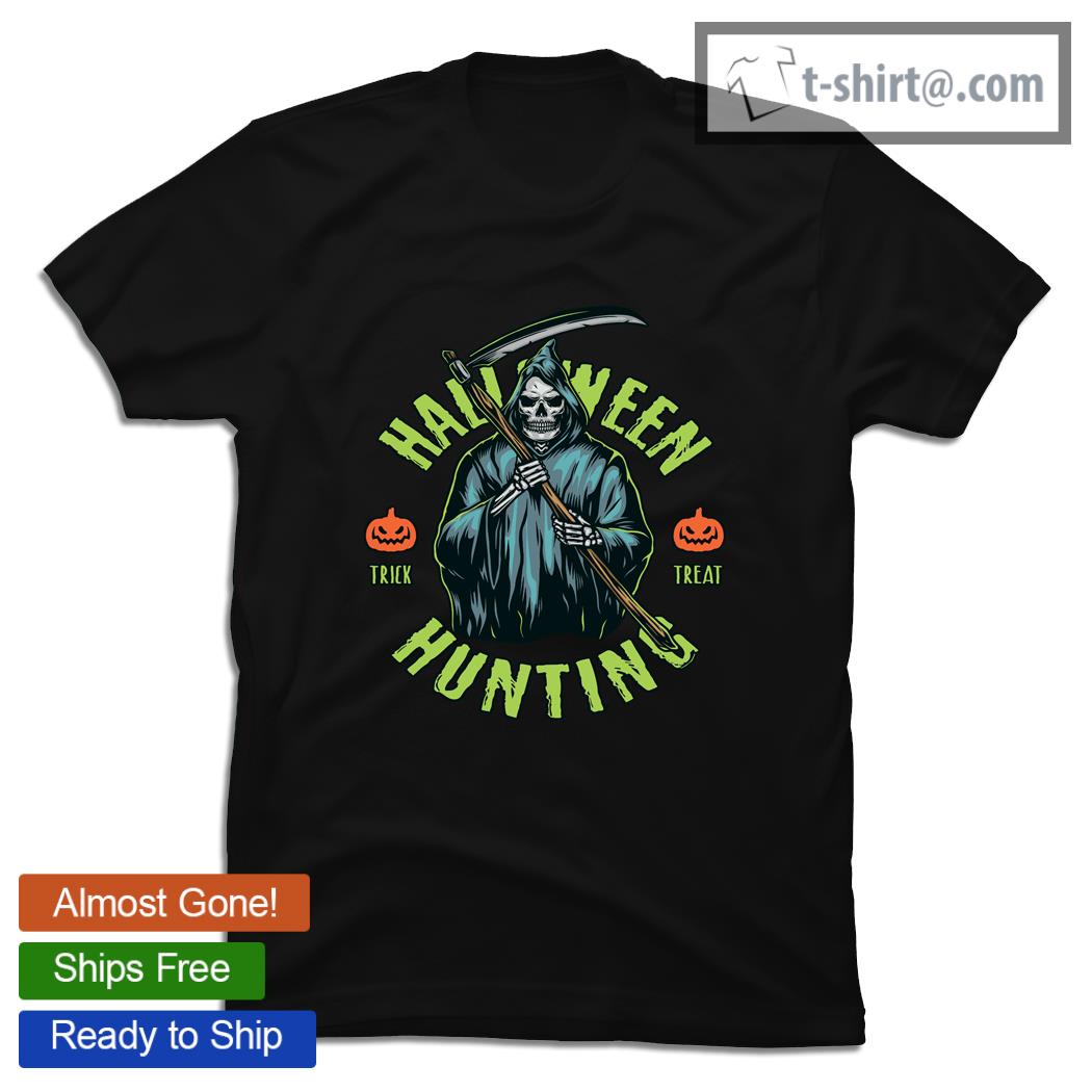 Halloween trick or treat hunting Death new shirt