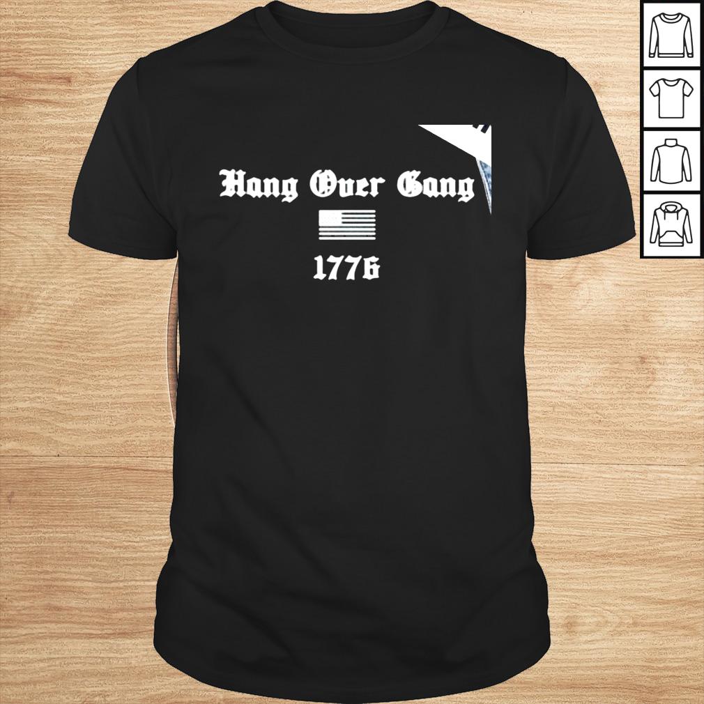 Hang over Gang 1776 American flag shirt