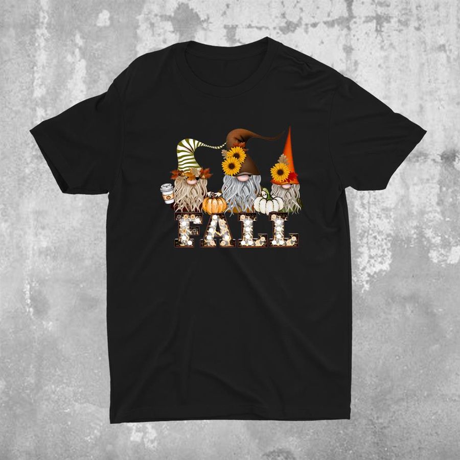 Happy Fall Yall Gnome Cute Autumn Pumpkin Fall Funny Shirt