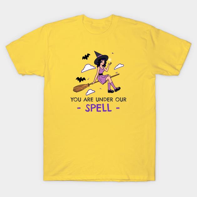 Happy Halloween witch you are under our spell t-shirt