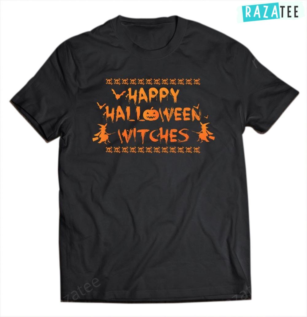 Happy Halloween Witches Funny Pun Witch Halloween Costume Classic Shirt