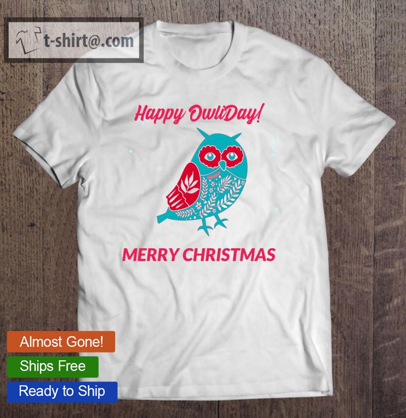Happy Owliday Christmas Classic T-shirt