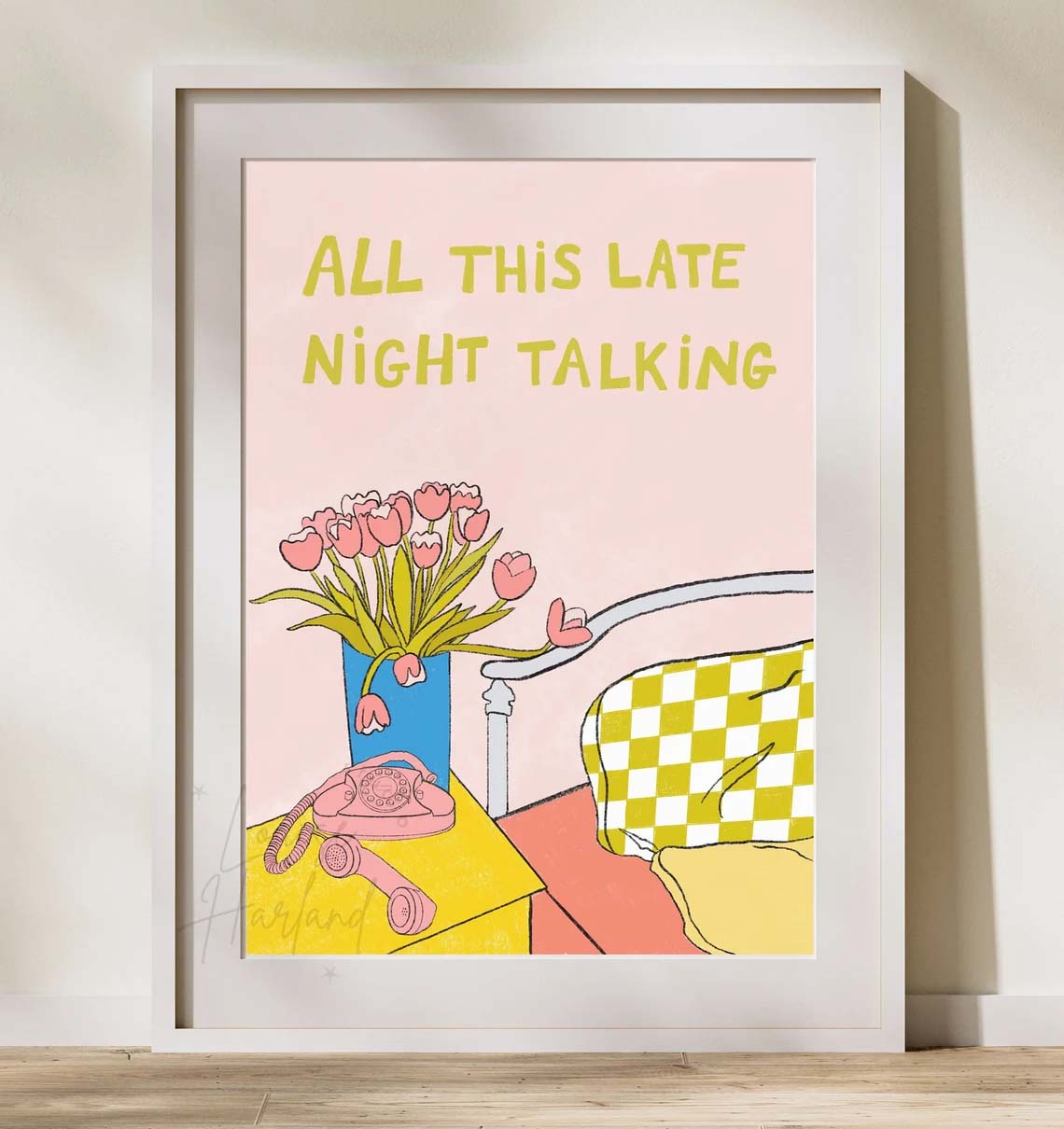 Harry Styles Late Night Talking Gift Poster