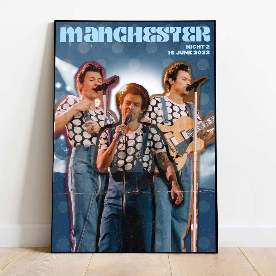 Harry Styles Love On Tour Manchester Night 2 Poster