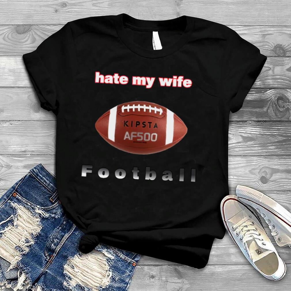 haunted Starbucks Merch Hate My Wife Football Shirt