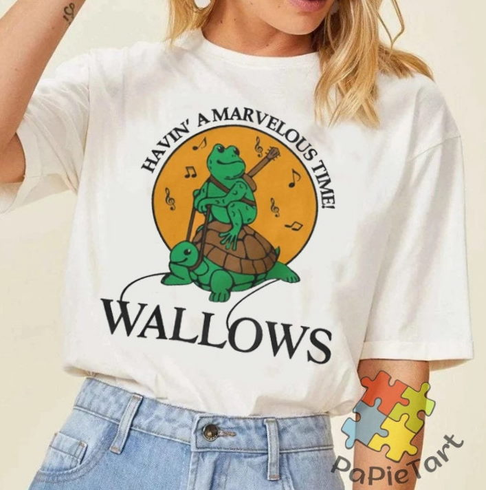 Having A Marvelous Time Wallows Frog Riding Turtle T Shirt