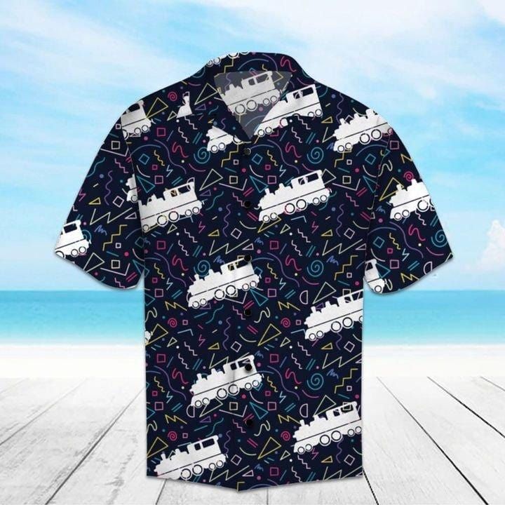 Hawaii Shirt Amazing Trains Unisex-ZX1433 