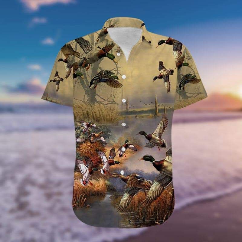 Hawaii Shirt Duck Hunting -ZX0603 