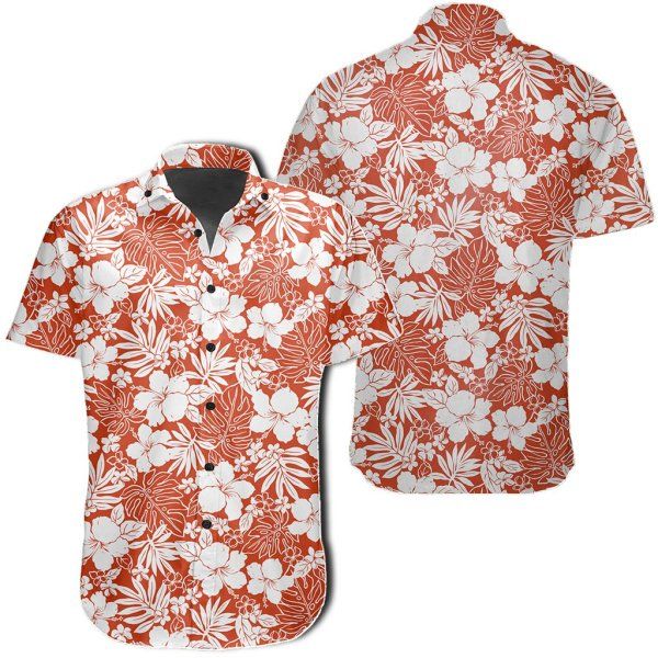 HAWAII SHIRT Hawaiian Shirt Hibiscus Flower Pattern Shirt-ZX10746 