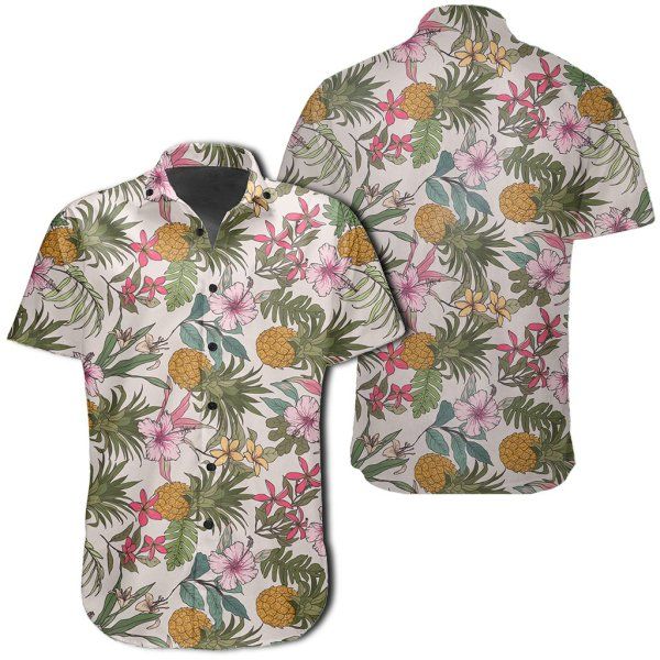 HAWAII SHIRT Hawaiian Shirt Tropical Pineaapple Shirt-ZX10720 