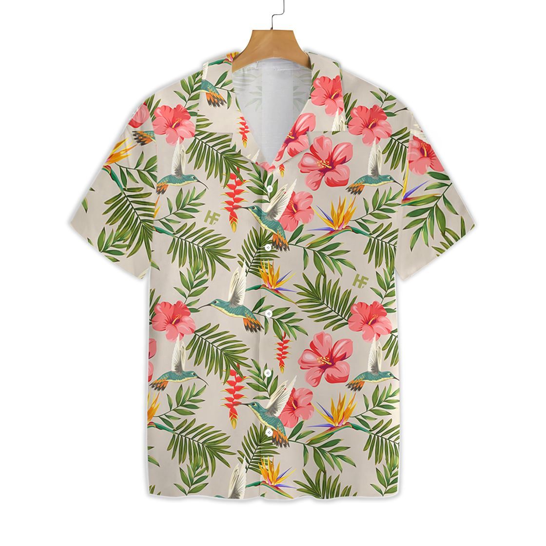 Hawaii Shirt Hummingbird Tropical -ZH5245 