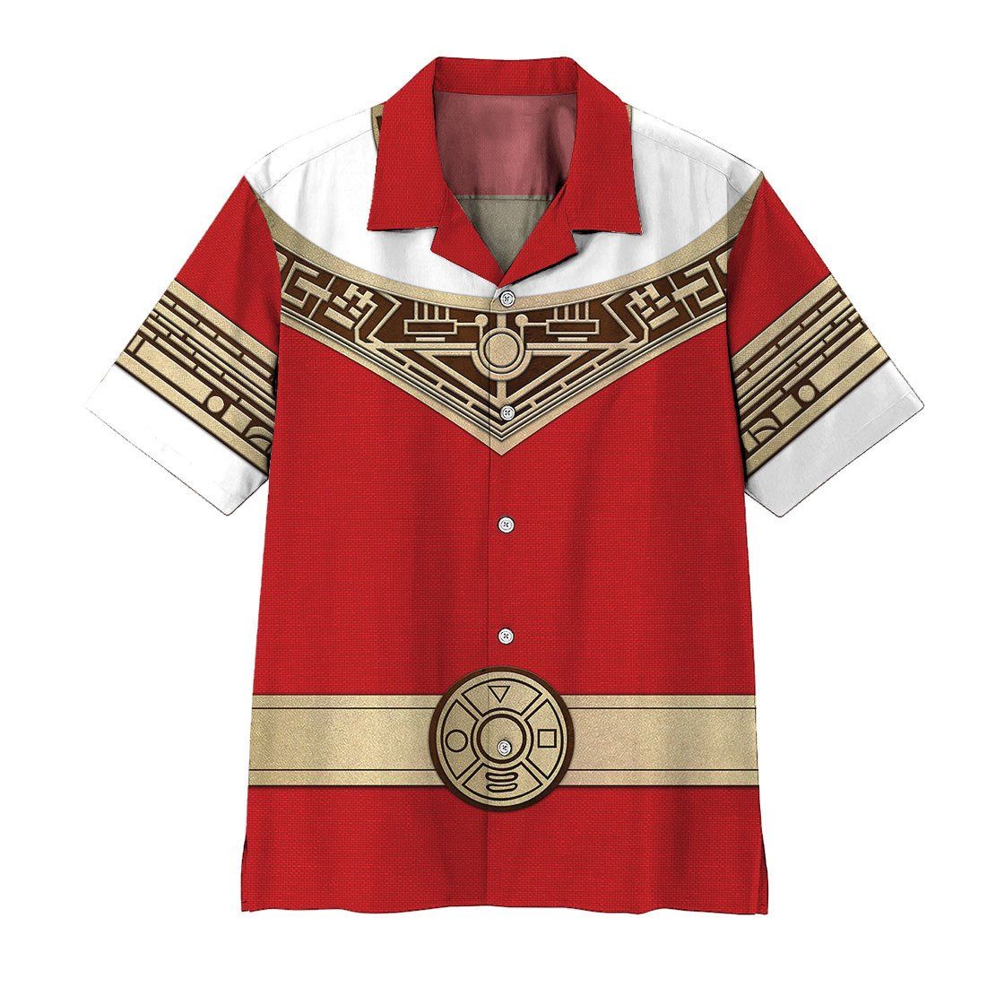 HAWAII SHIRT  Power Ranger Zeo Red 