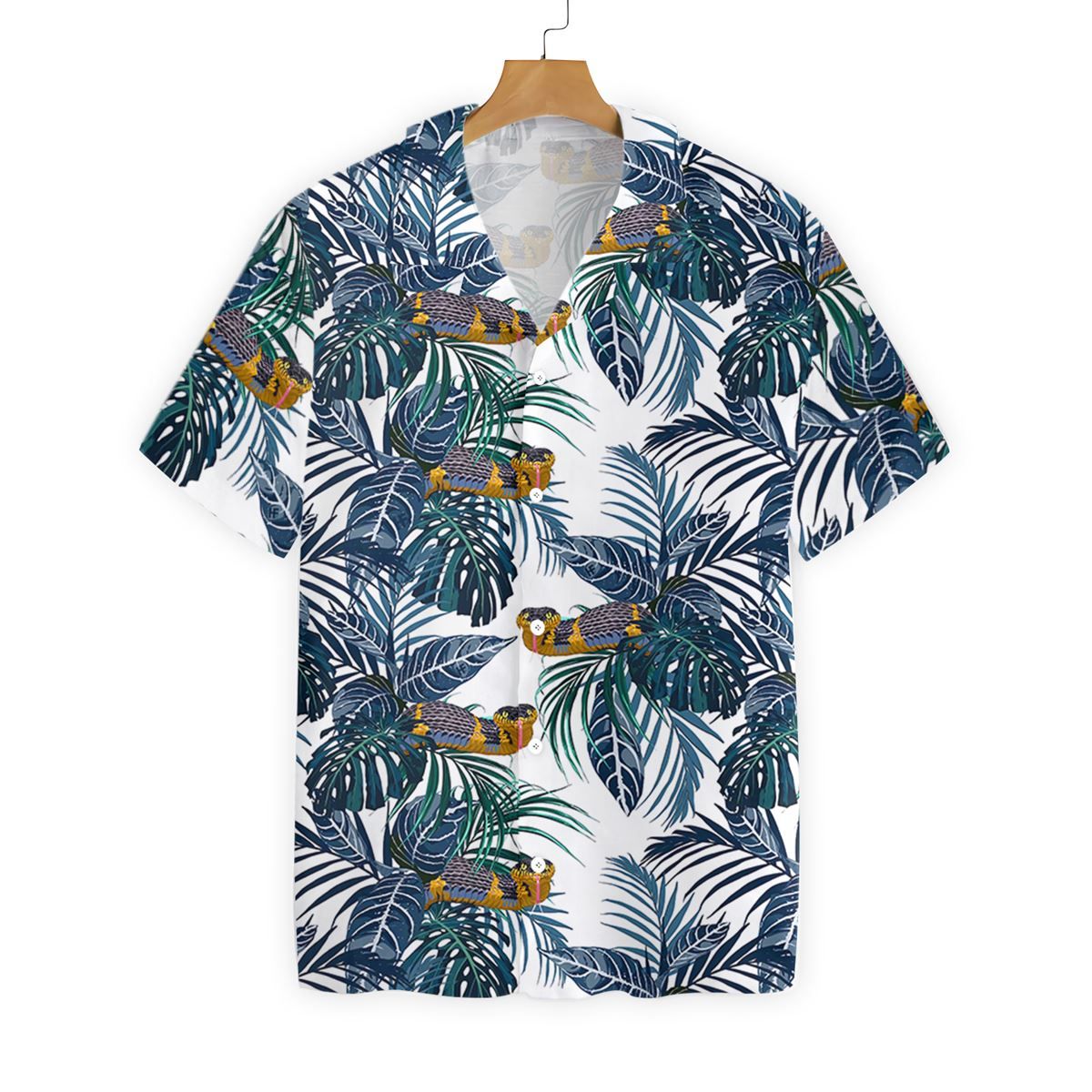 Hawaii Shirt Snake Tropical Jungle -ZH5837 