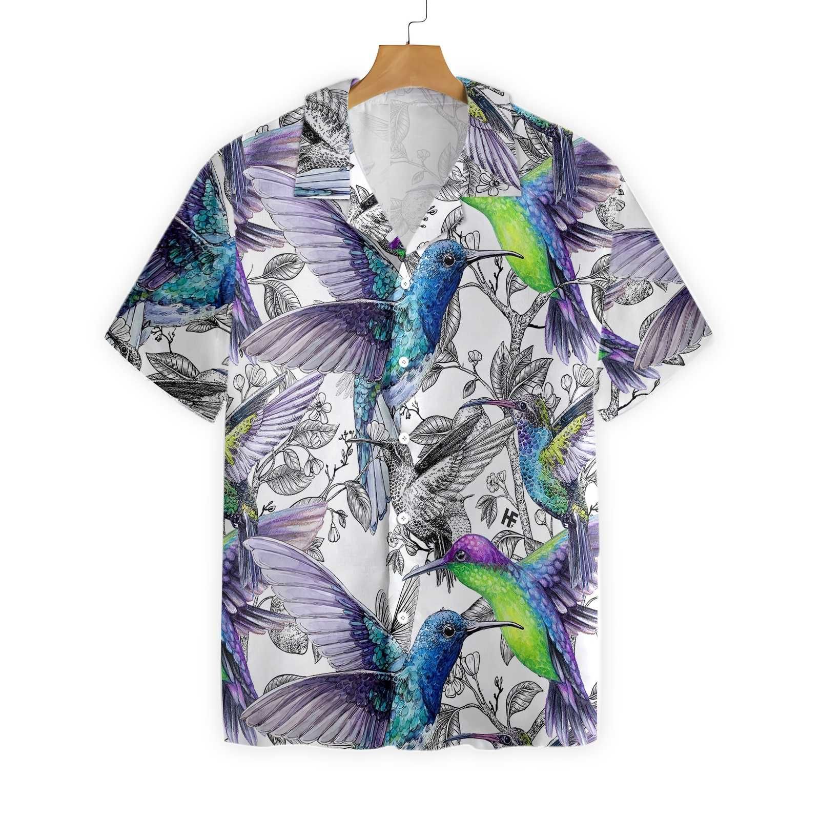 Hawaii Shirt Vintage Hummingbirds -ZH5278 