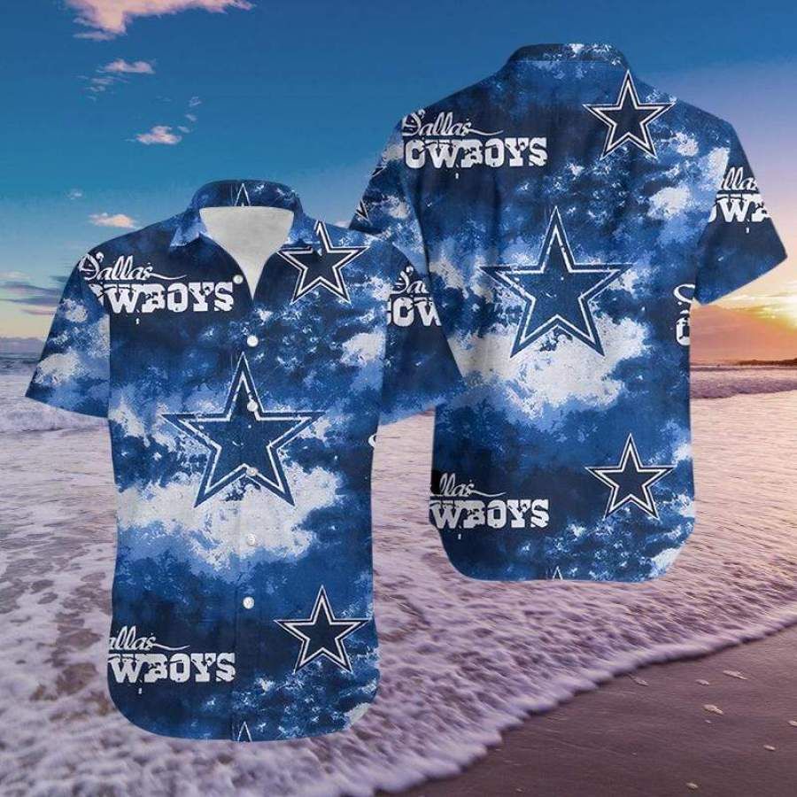 Hawaiian Aloha Shirts Football Dallas Cowboys #2409l