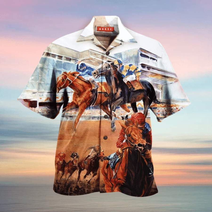 Hawaiian Aloha Shirts Horse Racing