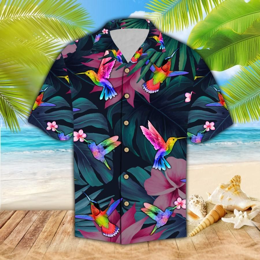 Hawaiian Aloha Shirts Hummingbird