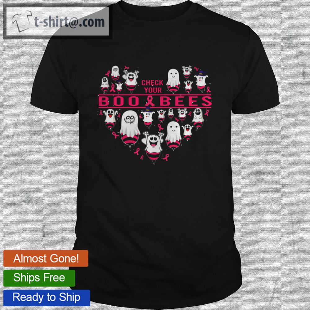 Heart check your boo bees shirt