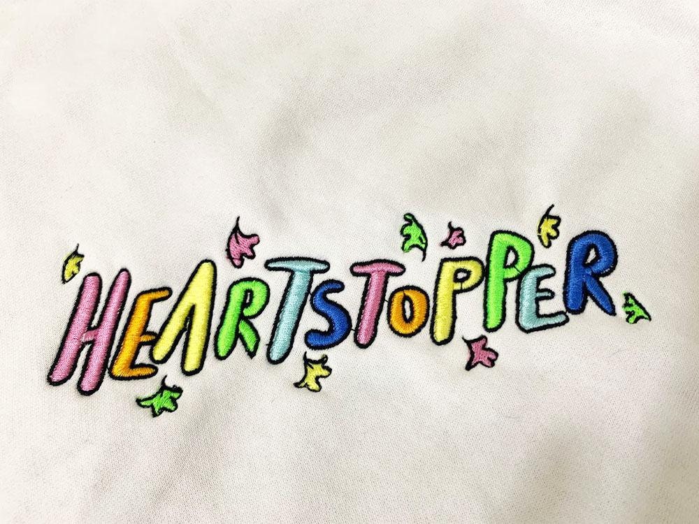 Heartstopper Hi Speech Bubble Embroidered Sweatshirt