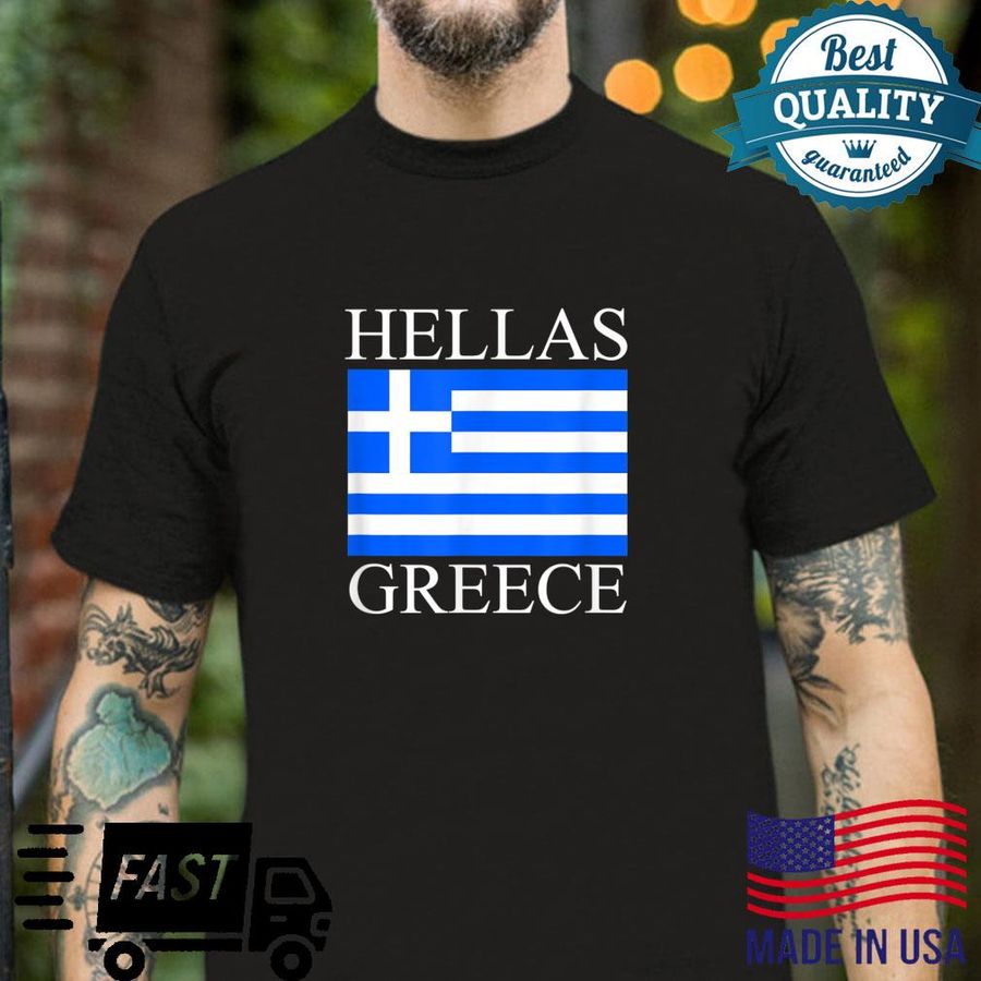HELLAS GREECE GREEK FLAG Shirt