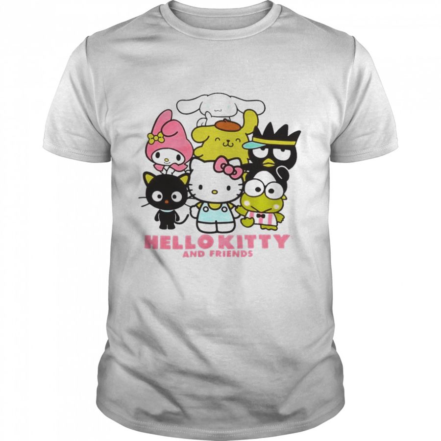 Hello Kitty And Friends Group Boyfriend Fit Girls 2022 T-Shirt
