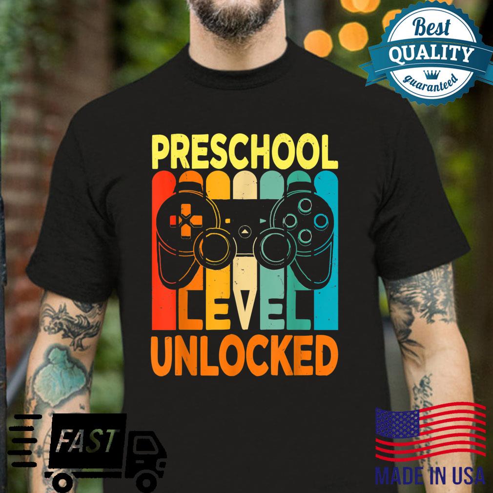Hello Preschool Level Unlocked Video Game Back to School Shirt