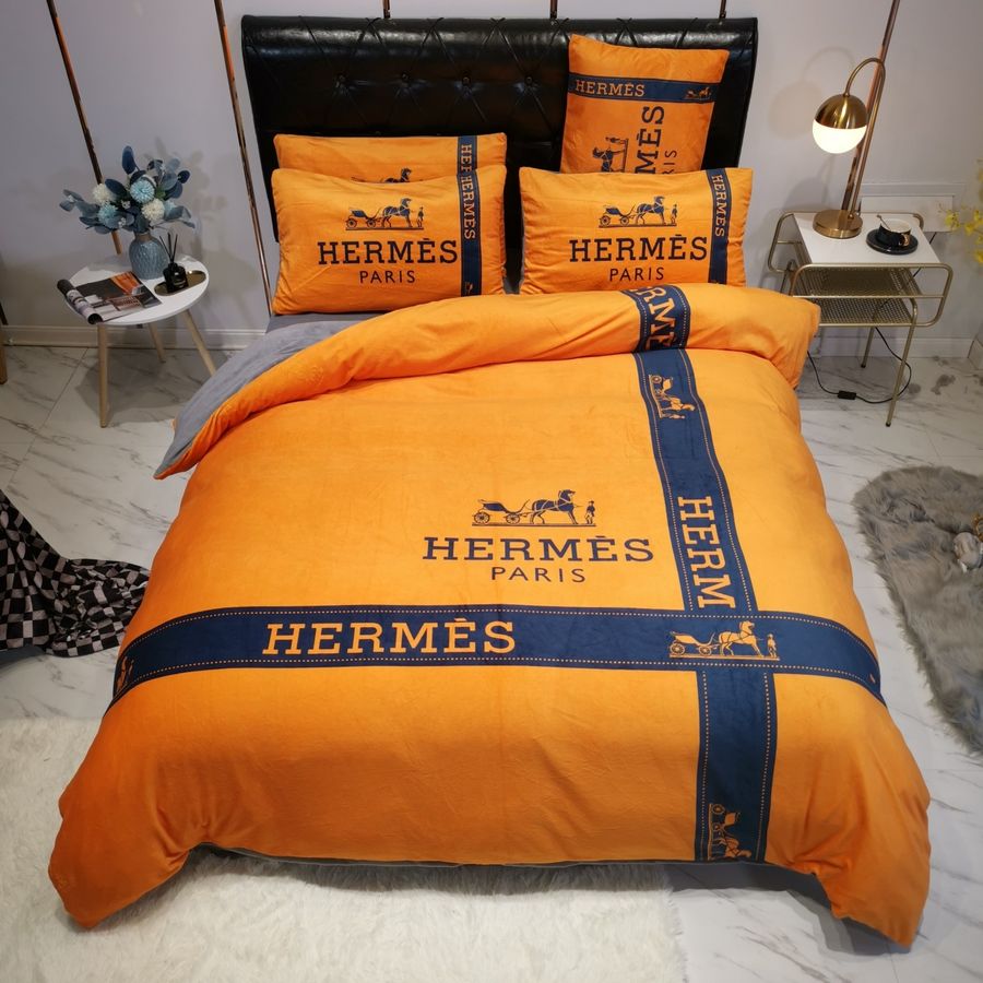 Hermes Paris Luxury Brand Type 01 Hermes Bedding Sets Quilt