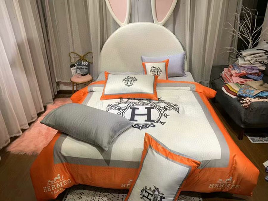 Hermes Paris Luxury Brand Type 61 Hermes Bedding Sets Quilt