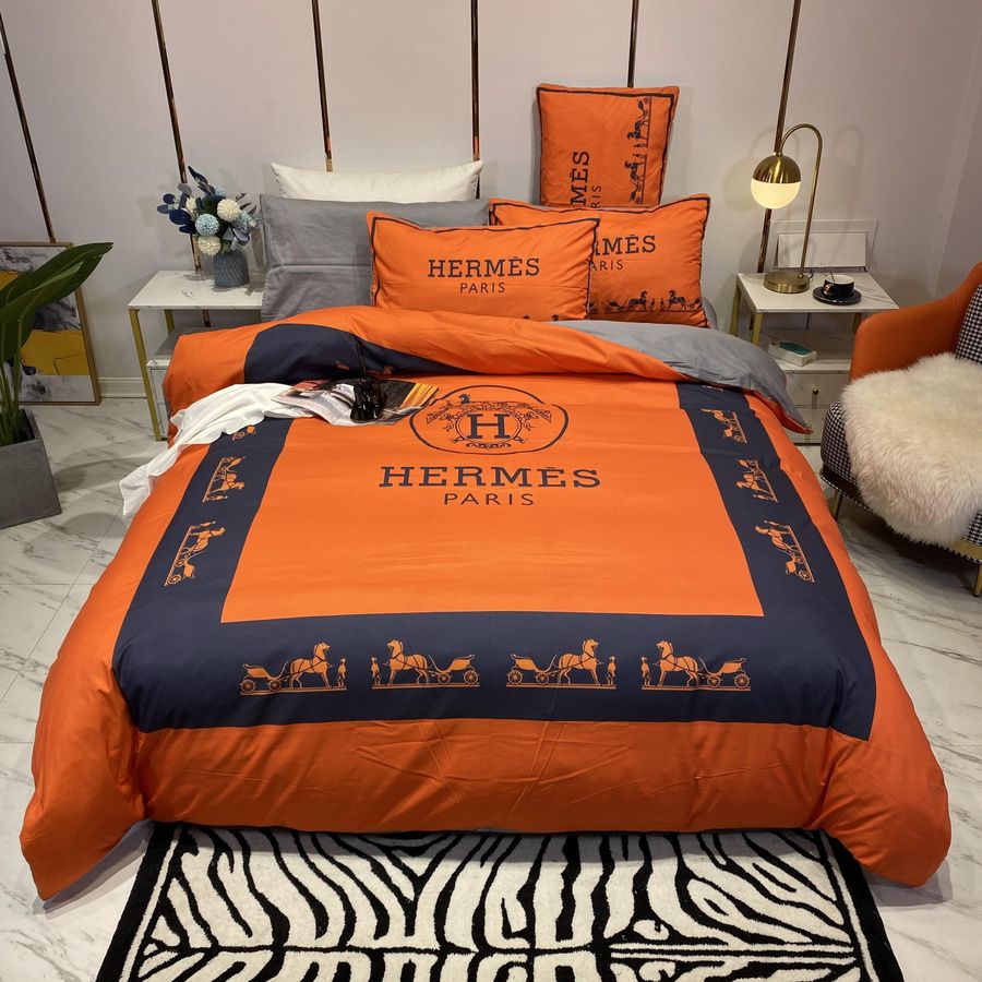 Hermes Paris Luxury Brand Type 85 Hermes Bedding Sets Quilt