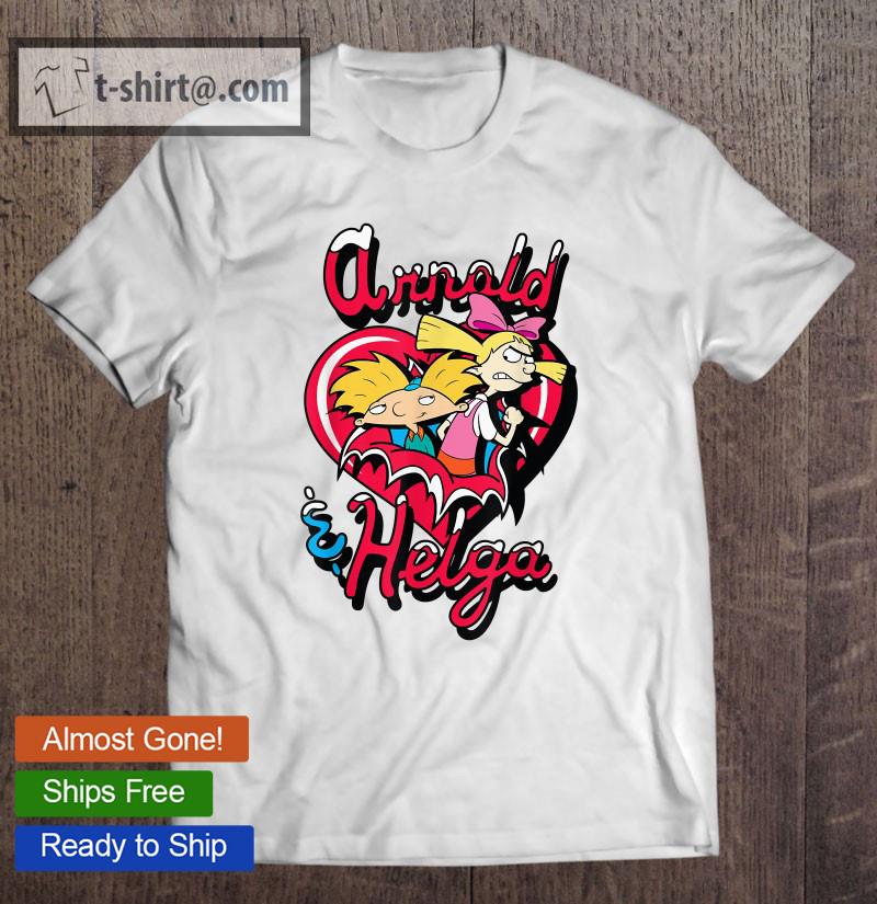 Hey Arnold – Arnold And Helga Broken Heart Classic T-shirt