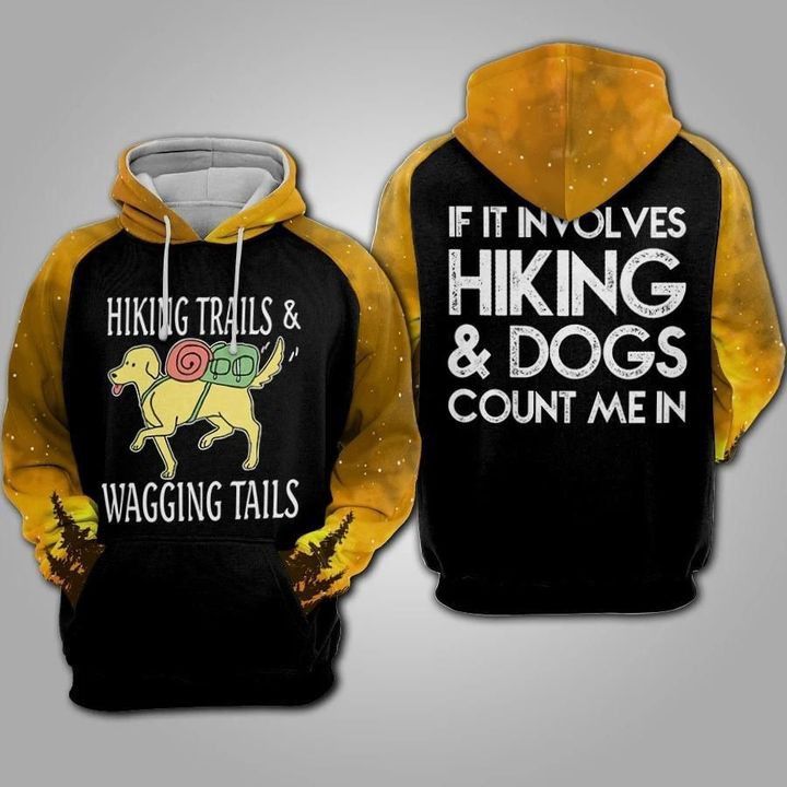 HIKING DOG 24 3D Hoodie For Men For Women All Over Printed Hoodie