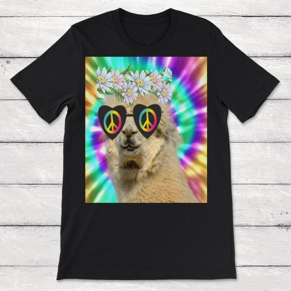 Hippie Alpaca Unisex T-Shirt