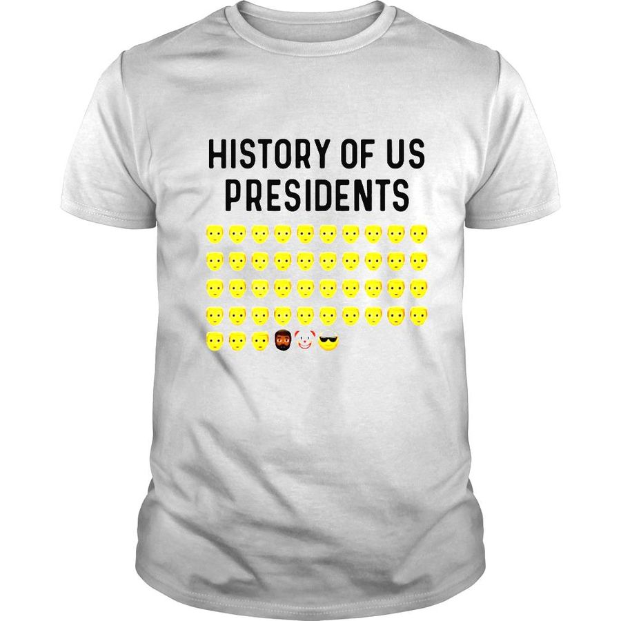History of US president shirt