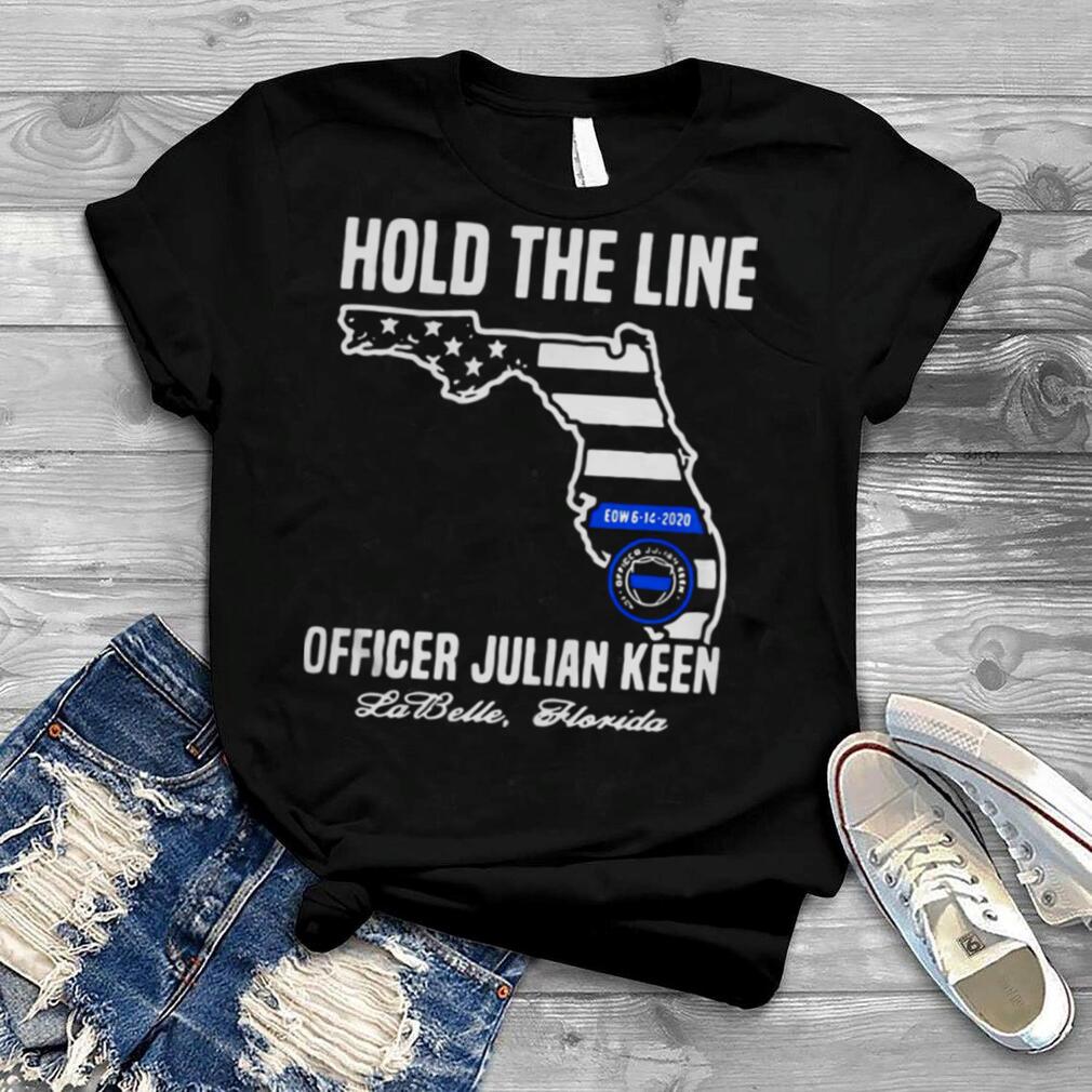 Hold The Line Officer Julian Keen Jabette Florida shirt