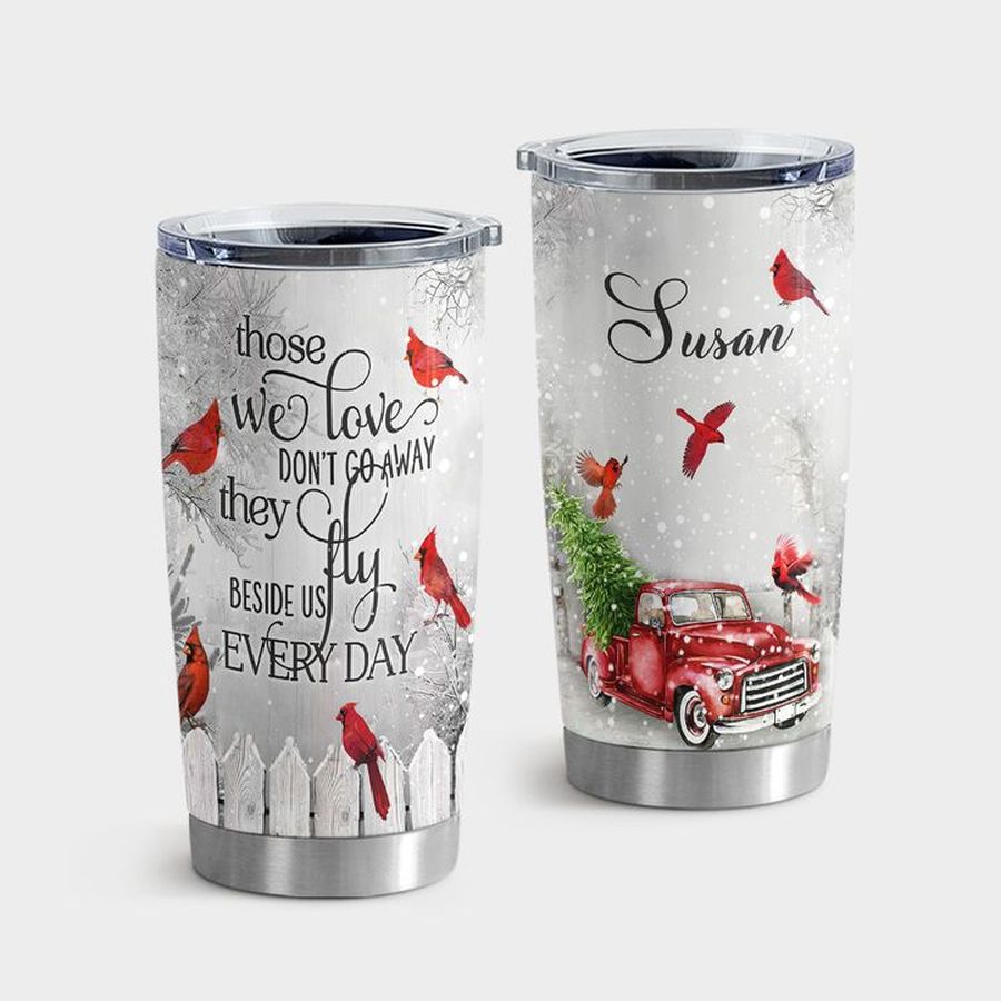 Holiday Cardinal Gift Tumbler With Lid, Cardinal Tumbler Tumbler Cup 20oz , Tumbler Cup 30oz, Straight Tumbler 20oz